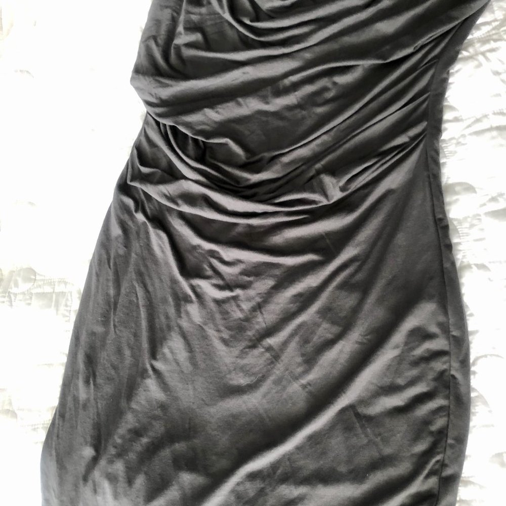 VENUS BODYCON COWLNECK JERSEY DRESS EUC - Picture 2 of 7